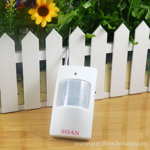8-12m Detection Distance Wireless Outdoor PIR Detector 433/315MHz